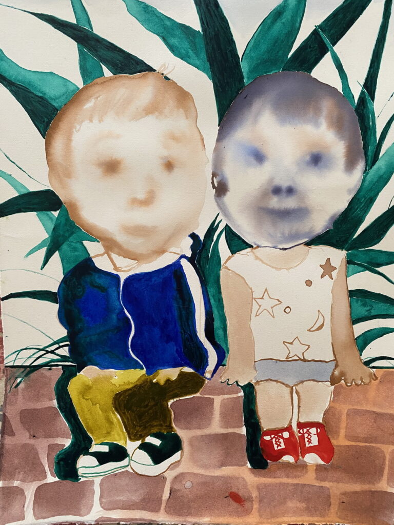 Amiran and I on "The Old Castle"